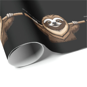 Papel De Regalo "Aguanta": Palabras Motivadoras de Sloth