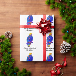 Papel De Regalo Águila en colores Alas de la Biblia como águilas