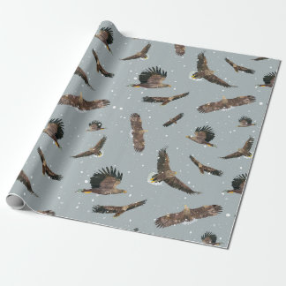 Papel De Regalo Águilas en la nieve