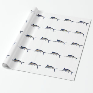 Papel De Regalo Aguja azul