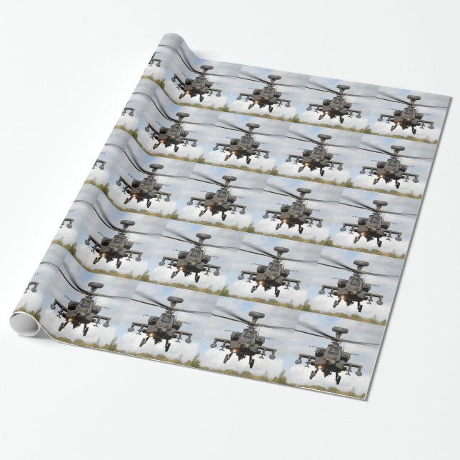 Papel De Regalo ah 64 apache helocopter (Desenrollado)