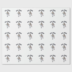 Papel De Regalo Ah Hombres Patinaje En Línea Fe Diseño Vectorial_1
