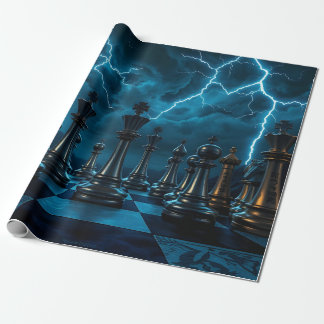 Papel De Regalo Ajedrez
