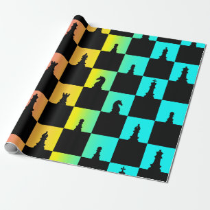 Papel De Regalo Ajedrez