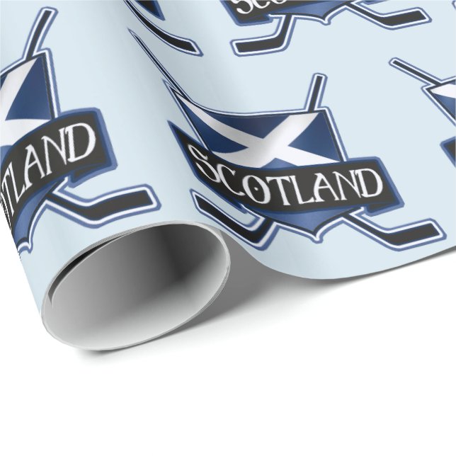 Papel De Regalo Ajuste de la bandera de hockey sobre hielo de Esco (Esquina del rollo)