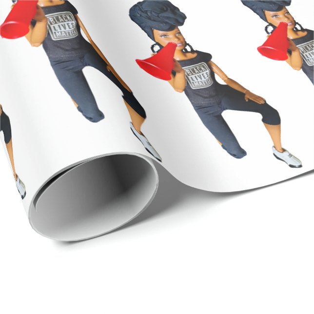 Papel De Regalo Ajuste de regalo BLM (Esquina del rollo)