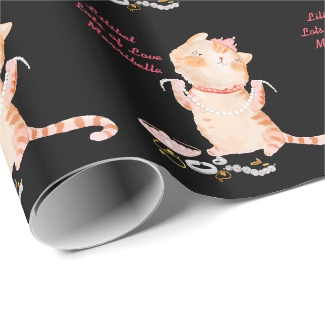 Papel De Regalo Ajuste de regalo con nombre Lilibet - varios diseñ (Esquina del rollo)