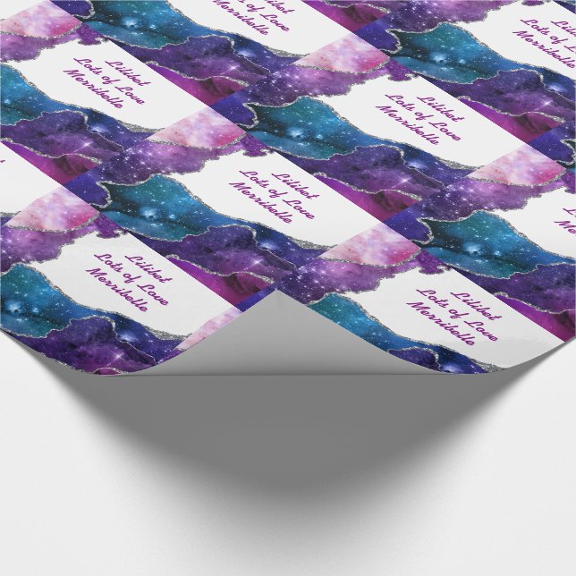 Papel De Regalo Ajuste de regalo con nombre Lilibet - varios diseñ (Esquina)