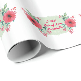 Papel De Regalo Ajuste de regalo con nombre Lilibet - varios diseñ