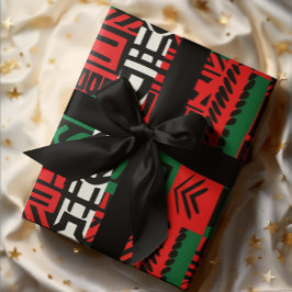 Papel De Regalo Ajuste de regalo de arte impreso africano Zebra Ke