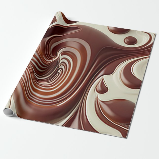 Papel De Regalo Ajuste de regalo de chocolate en cualquier ocasión (Desenrollado)