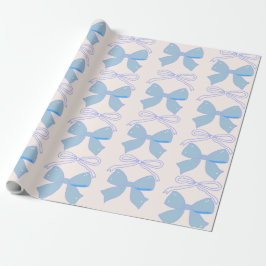 Papel De Regalo Ajuste de regalo de color azul para regalo de Baby