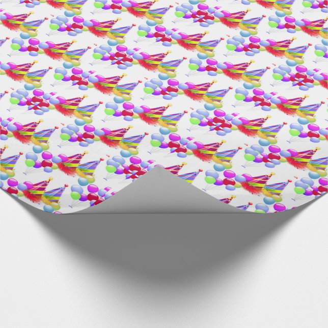 Papel De Regalo Ajuste de regalo de fiesta (Esquina)