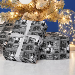 Papel De Regalo Ajuste de regalo de fotos en blanco y negro 9 foto