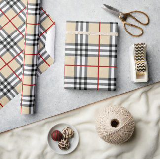 Papel De Regalo Ajuste de regalo de Highland Tartan