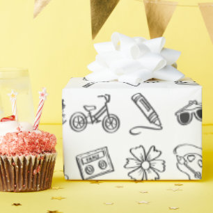 Papel De Regalo Ajuste de regalo de libro de coloreado de cumpleañ