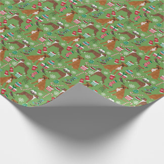 Papel De Regalo Ajuste de regalo de los Navidades de los perros de