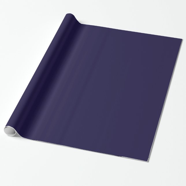 Papel De Regalo Ajuste de regalo de personalizable (azul marino) (Desenrollado)