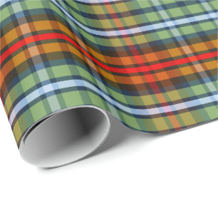 Papel De Regalo Ajuste de regalo de plástico escocés