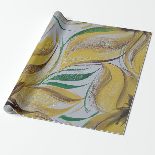Papel De Regalo Ajuste de regalo floral