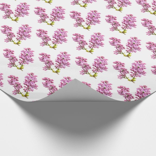 Papel De Regalo Ajuste de regalo - Flores de lámina (Esquina)