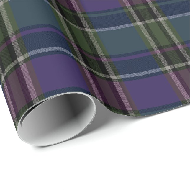 Papel De Regalo Ajuste de regalo HAMbyWG 30X6 - Purple/Sage (Esquina del rollo)