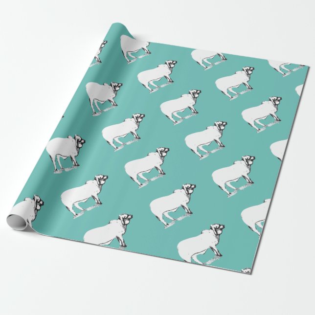Papel De Regalo Ajuste de regalo Humpie Brahman (Desenrollado)