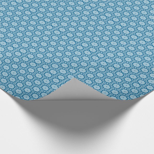 Papel De Regalo Ajuste de regalo - Moléculas gráficas (Esquina)