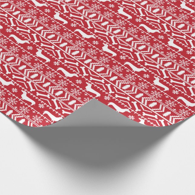 Papel De Regalo Ajuste de regalo para los Navidades de la Isla Fer (Esquina)