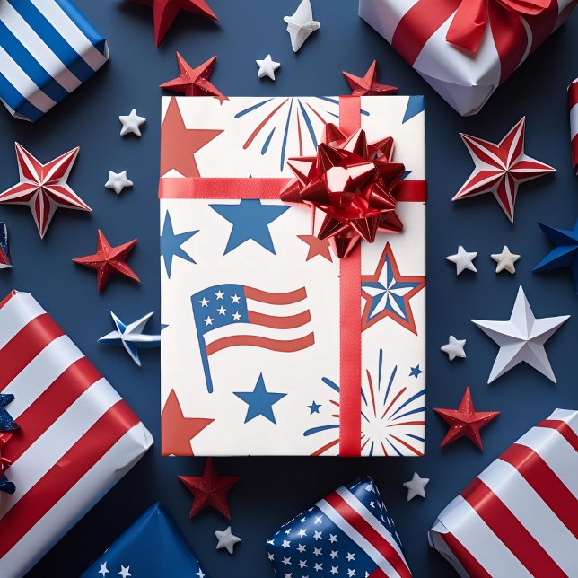 Papel De Regalo Ajuste patriótico de regalo (Subido por el creador)