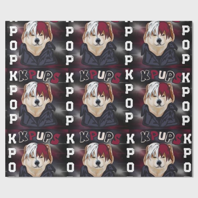 PAPEL DE REGALO AKITA (Superficie plana)