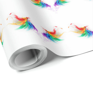 Papel De Regalo Alas de Arcoíris Esponjosas