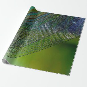 Papel De Regalo Alas de la libélula naturaleza insecto cercano
