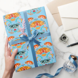 Papel De Regalo Alas encantadas Mariposa mágica de polilla