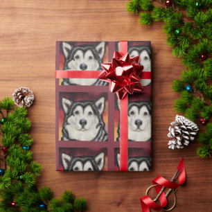 Papel De Regalo Alaskan Malamute
