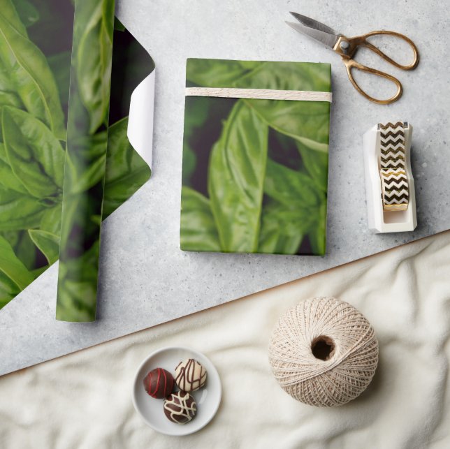 Papel De Regalo Albahaca (Artesanía)