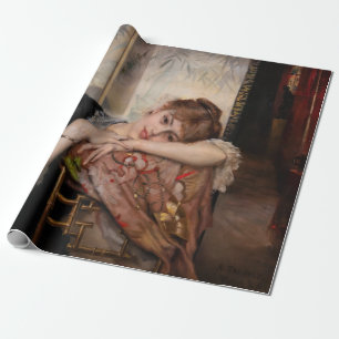 Papel De Regalo Albert Edelfelt - La Parisienne / Virginie