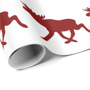 Papel De Regalo Alces del chocolate