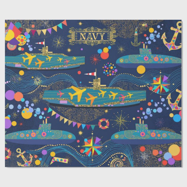 Papel De Regalo Alegoría de la ARMADA (Superficie plana)