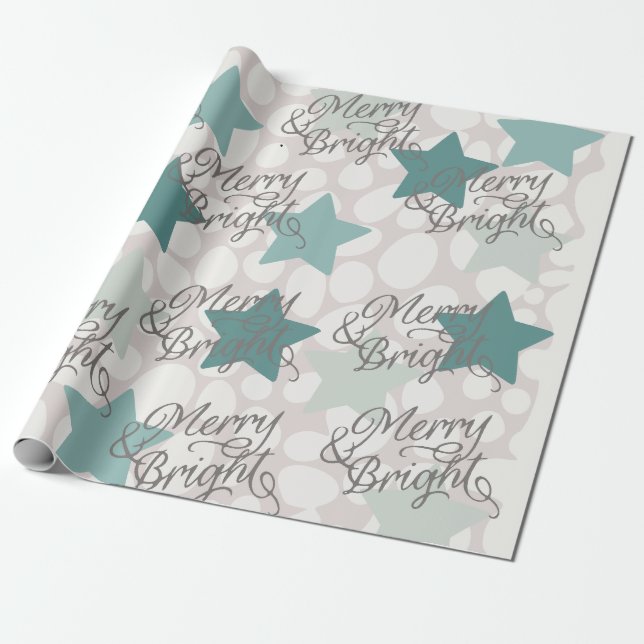 Papel De Regalo Alegre y Brillante  (Desenrollado)