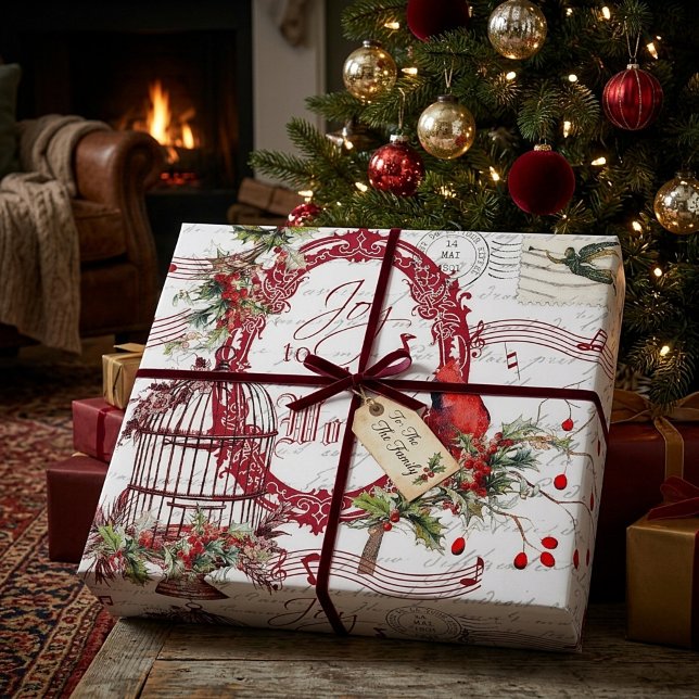 Papel De Regalo Alegría al mundo (Subido por el creador)