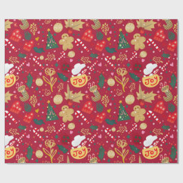 Papel De Regalo Alegría de los navidades