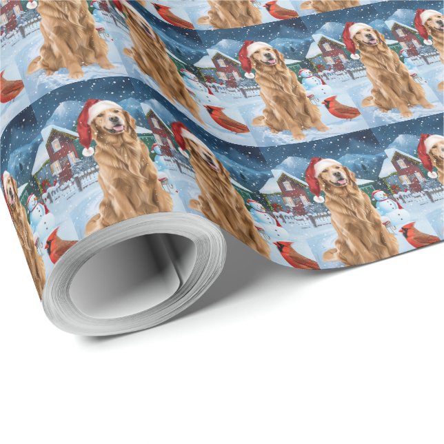 Papel De Regalo Alegría de los Navidades de Wonderland (Esquina del rollo)