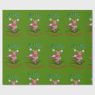 Papel de regalo Alegría de Navidad