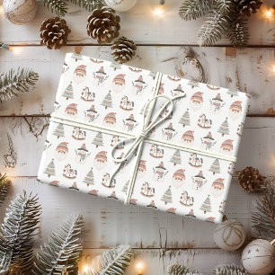 Papel De Regalo Alegría Navideña Boho Fiesta