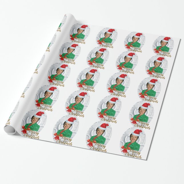 Papel De Regalo alegry xmas Hillary clinton (Desenrollado)