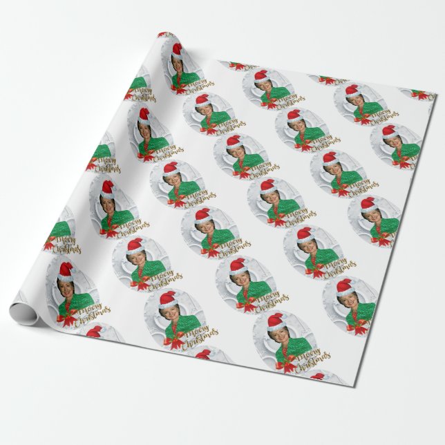 Papel De Regalo alegry xmas Hillary clinton (Desenrollado)