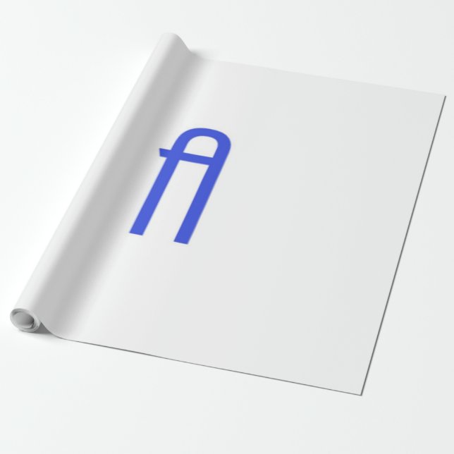 Papel De Regalo alfabético A (Desenrollado)