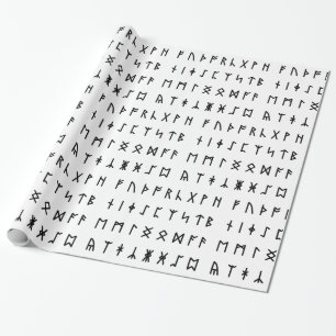 Papel De Regalo Alfabeto rúdico [Futhorc]
