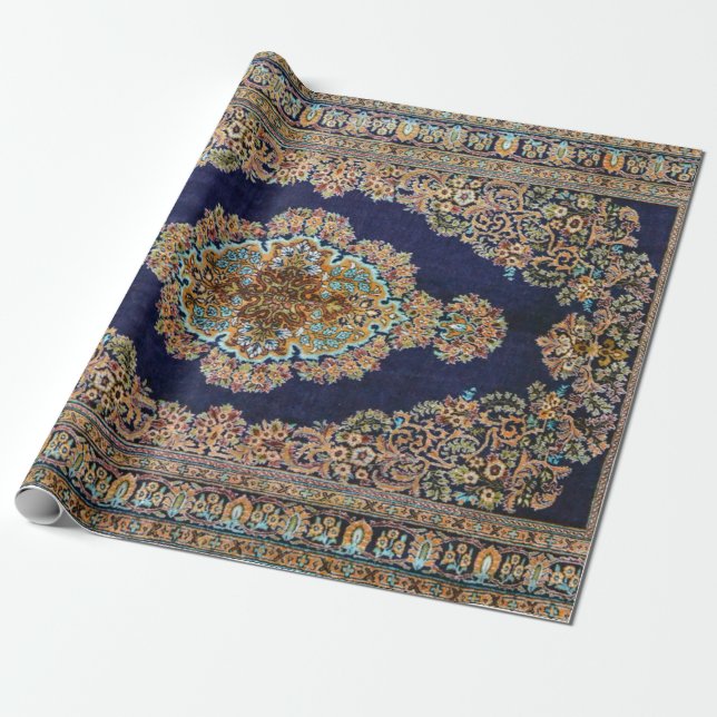 Papel De Regalo Alfombra Oriental Killim (Desenrollado)